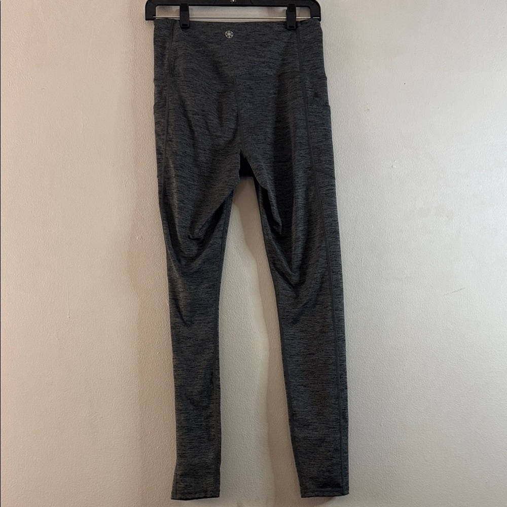 Gaiam Women’s M Gray High Rise Yoga Leggings Full Length Activewear - Picture 3 of 10
